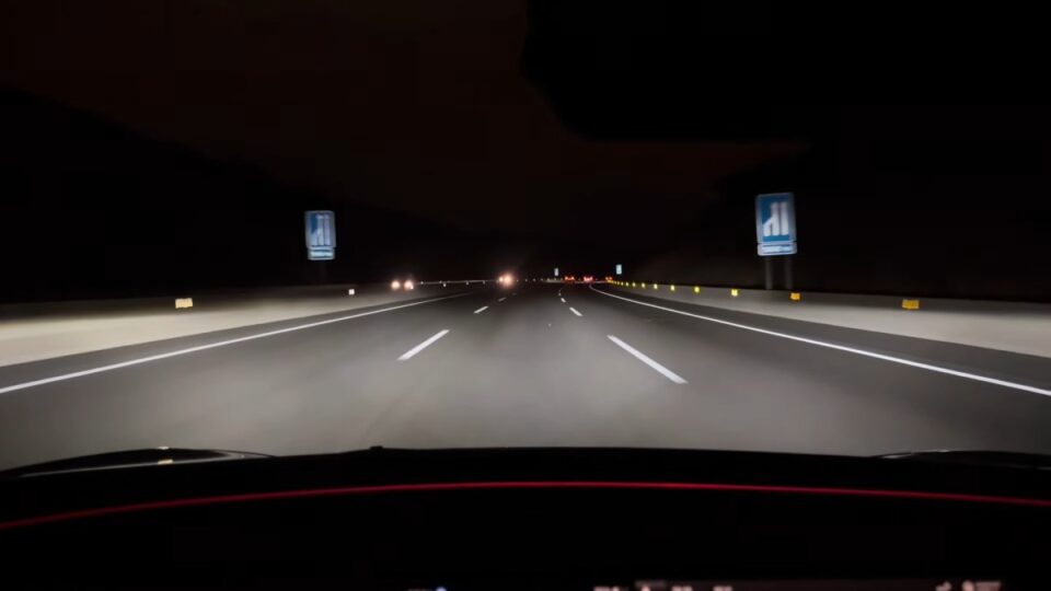 Tesla adaptive high beams