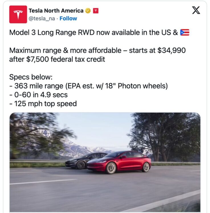 tesla north america